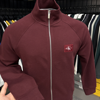 OUTLET ÜRÜNÜ Calvin Klein Uzun Fermuarlı Sweat (2509-Bordo)