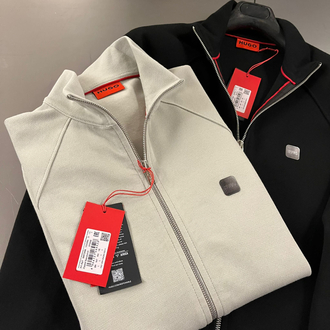 OUTLET ÜRÜNÜ Hugo Uzun Fermuarlı Sweat (2506-Taş)