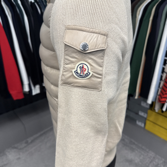 Outlet ürünü İthal Kaz Tüyü Moncler Mont (4760-Bej)