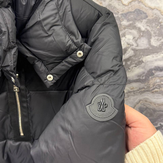 Outlet ürünü İthal Moncler Kaz Tüyü  Şişme Mont (80285-Siyah)