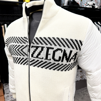 Outlet ürünü İthal Zegna Mevsimlik Şişme Mont (1056-Beyaz)