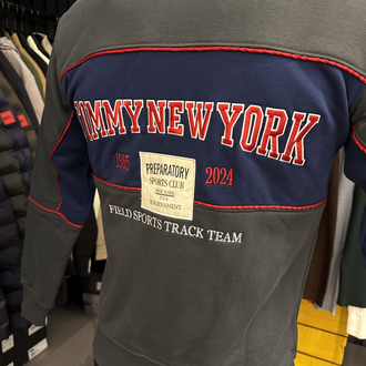 OUTLET ÜRÜNÜ Tommy Hılfıger Uzun Fermuarlı Sweat (444-Gri)