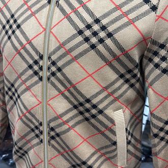 OUTLET ÜRÜNÜ İthal Burberry Çelik Örme Triko (5054-Taba)