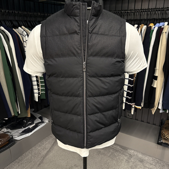 İthal Loro Piana Yelek 6019 (Siyah)