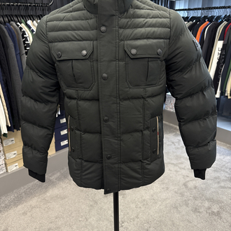 Outlet ürünü İthal Burberry Kaz Tüyü Şişme Mont (4373-Haki)