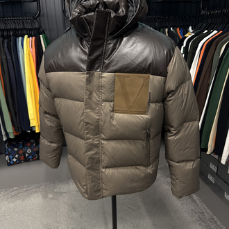 Outlet ürünü İthal Valentino Kaz Tüyü Şişme Mont (80462-Kahve)