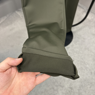 Boss Kışlık Kırışmayan Kumaş Jogger Pantolon (1284-Haki)