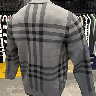 İthal Burberry Örme Mont 4745 (GREY)