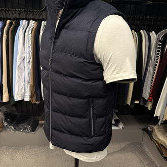 İthal Loro Piana Yelek 6019 (Lacivert)