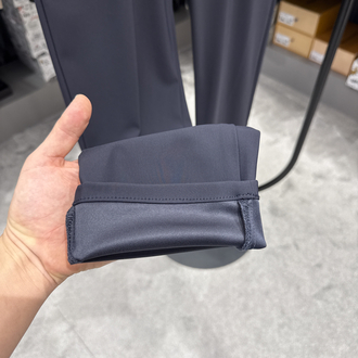 (1247-Koyu Lacivert) Lora Pıana Kışlık Kırışmayan Kumaş Jogger Pantolon i