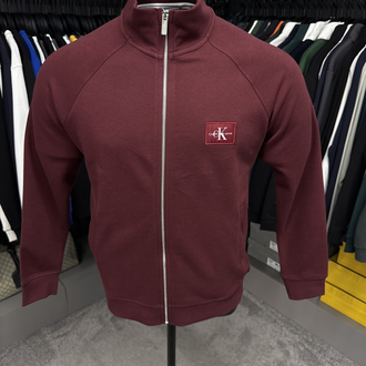 OUTLET ÜRÜNÜ Calvin Klein Uzun Fermuarlı Sweat (2509-Bordo)