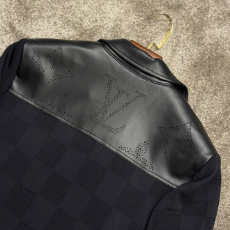 OUTLET ÜRÜNÜ İthal Louis Vuitton Çelik Örme Ceket (4781-Siyah)