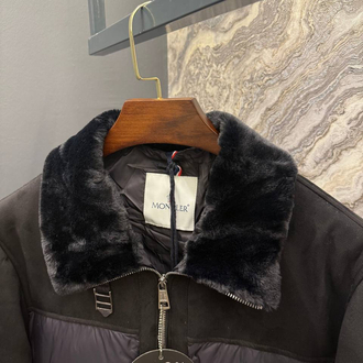 OUTLET ÜRÜNÜ İthal Moncler Kaz Tüyü Mont (80294-Siyah)