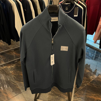 OUTLET ÜRÜNÜ Calvin Klein Uzun Fermuarlı Sweat (2509-İndigo)