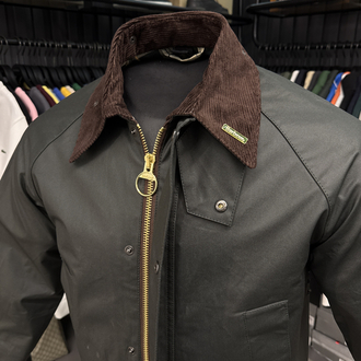 İthal Barbour Yağlı Ceket (Haki)5050