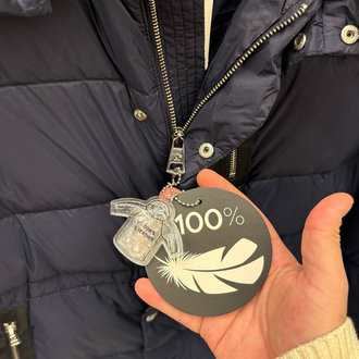 Outlet ürünü İthal Moncler Kaz Tüyü  Şişme Mont (80285-Lacivert)