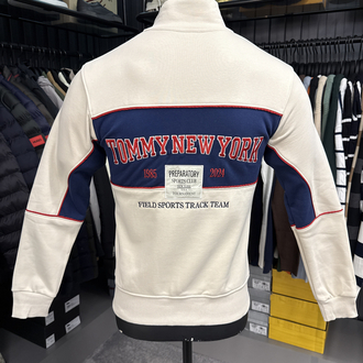 OUTLET ÜRÜNÜ Tommy Hılfıger Uzun Fermuarlı Sweat (444-Bej)