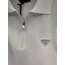  Prada Yarım Fermuarlı Triko Polo Yaka (Beyaz)
