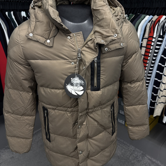 Outlet ürününİthal Moncler Kaz Tüyü Şişme Mont (80285-Bej)