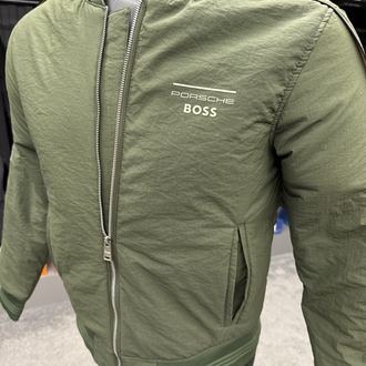 OUTLET ÜRÜNÜ Porsche X Boss Mevsimlik Mont (807-Yeşil)