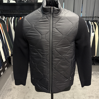 OUTLET ÜRÜNÜ İthal Moncler Çelik Örme Mont 4626 (Siyah)