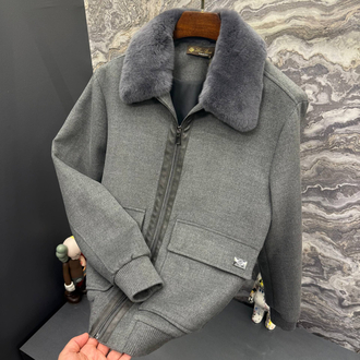 Outlet ürünü İthal Lora Piana Kaşe Mont (6060-Gri)