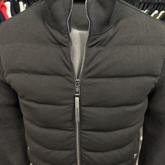 OUTLET ÜRÜNÜ İthal Moncler Kaz Tüyü Triko Mont (4767-Siyah)