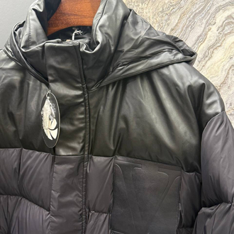 Outlet ürünü İthal Valentino Kaz Tüyü Şişme Mont (80462-Siyah)