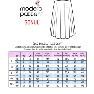 GONUL KORSAJLI KLOS ETEK KALIBI