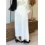 Surda Collection Saten Görünümlü Piliseli Etek