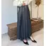 Surda Collection Saten Görünümlü Piliseli Etek