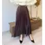 Surda Collection Saten Görünümlü Piliseli Etek