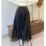 Surda Collection Saten Görünümlü Piliseli Etek