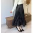 Surda Collection Saten Görünümlü Piliseli Etek