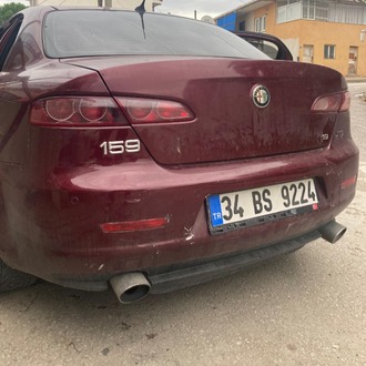 Alfa Romeo 159 Arka Tampon üstü marka sayıları