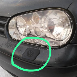 Golf 4 far altı yıkama kapakları