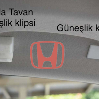 Honda Tavan Güneşlik klipsi