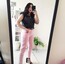 PEMBE KEMERLİ MOM