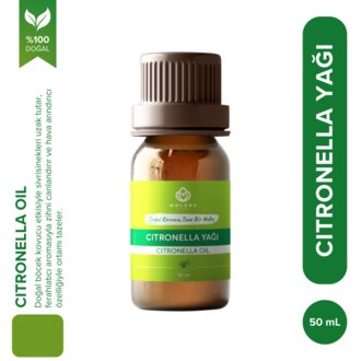Citronella Uçucu Yağı 10 ml %100 Saf ve Doğal (Citronella Essential Oil)