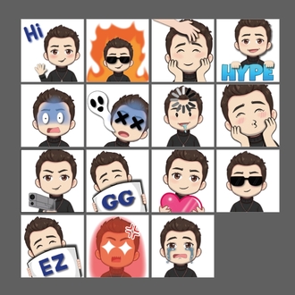 15 li Emote seti