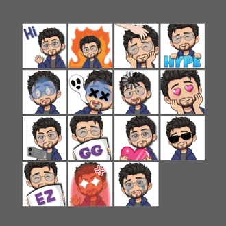 15 li Emote seti