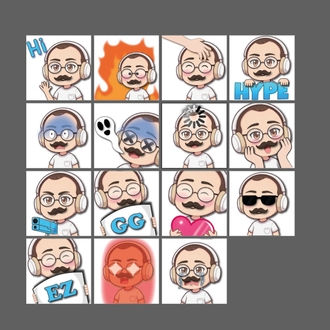 15 li Emote seti