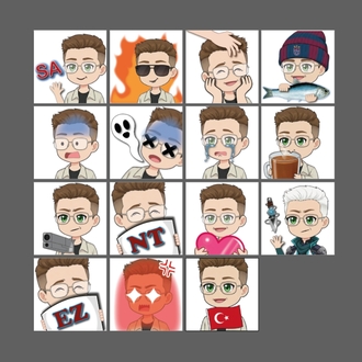 15 li Emote seti