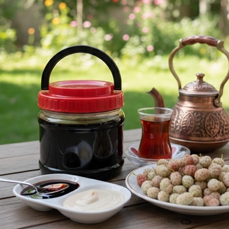 Güneşte Pişirilmiş Dut Pekmezi (900 gr)
