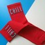 Chill Desenli Kırmızı Çorap