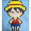 Çocuklar İçin Mozaik Kit- Luffy