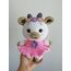 peluş süslü inek 