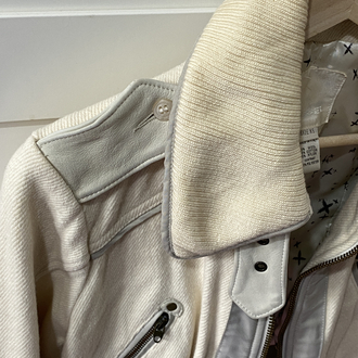 Vintage Diesel Premium Wool & Leather Jacket