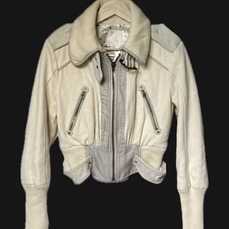 Vintage Diesel Premium Wool & Leather Jacket
