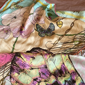 Vintage Matthew Williamson Silk Scarf